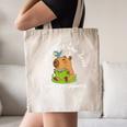 Just a Girl Who Loves Books And Capybaras Canvas Tote Bag