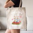 Just A Girl That Loves Cats And Books Cute Cat & Bookwork Canvas Tote Bag Just A Girl That Loves Cats And Books Cute Cat & Bookwork Canvas Tote Bag
