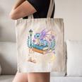 Just a Girl Who Loves Dragons & Books Reader Fantasy Fun Premium Tri-Blend Canvas Tote Bag