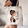 Just a Girl Who Has Tattoos And Love Books Tattooed Inked Canvas Tote Bag