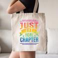 JUST ONE MORE CHAPTER Fun Reading Book Lover Canvas Tote Bag