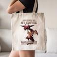 Just Pour Me My Coffee Hand Me My Book And Slowly Back Away Premium Canvas Tote Bag