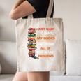 I Just Want To Read My Books Ignore All Of My Adult Problems Canvas Tote Bag