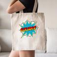 Kids Boys Benjamin Name Personalized Superhero Comic Book Canvas Tote Bag