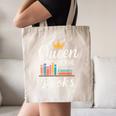 Librarian Queen Of The Books Book Reading Library Canvas Tote Bag