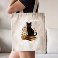 Life Is Better With Cats And Books Cute Cat Lover For Men Women Kids Canvas Tote Bag Life Is Better With Cats And Books Cute Cat Lover For Men Women Kids Canvas Tote Bag