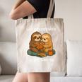 Life Is Better With Sloths And Books Cute Sloth Lover Canvas Tote Bag