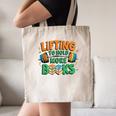 Lifting To Hold More Books Weightlifting Workout Gym Lover Canvas Tote Bag