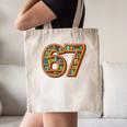 Literary 67 Bookshelf Six Seven Reading Meme Canvas Tote Bag