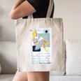 Little Miss Muffet Reading a Picture Book Canvas Tote Bag