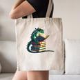 Lizard Reading Book Librarian Bookworm Reader Read Canvas Tote Bag