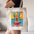 Love Reading And Giraffes Cute Giraffe Reading Book Lovers Canvas Tote Bag Love Reading And Giraffes Cute Giraffe Reading Book Lovers Canvas Tote Bag