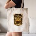 The Magic Of Books Vintage Style Reading Lover Cat & Tea Canvas Tote Bag