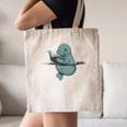 Manatee Reading Book Bookworm Manatees Ocean Animal Lover Canvas Tote Bag
