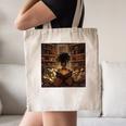 Melanin Afro Women Educated Reading Book History Canvas Tote Bag Melanin Afro Women Educated Reading Book History Canvas Tote Bag