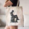 Men Pixel Art Geometric Book Human Drawing Graphic Men Canvas Tote Bag