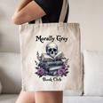 Morally Grey Book Club Gothic Vintage Style Canvas Tote Bag