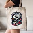 Morally Grey Merch Dark Romance Romantasy Smutty Book Lover Canvas Tote Bag