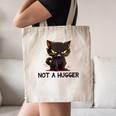 Not A Hugger Tee Angry Cat Sarcastic Cute Introvert Canvas Tote Bag Not A Hugger Tee Angry Cat Sarcastic Cute Introvert Canvas Tote Bag