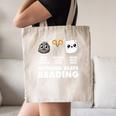 Nothing Beats Reading Bookworm Librarian Book Nerd Canvas Tote Bag