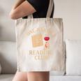 One-Handed Reading Club Smutty Book Lover Canvas Tote Bag