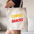 Powered By Comics And Snacks Comic Book Lover Canvas Tote Bag