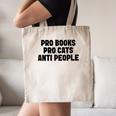 PRO Books PRO Cats Anti People Canvas Tote Bag
