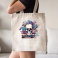 Psychological Thriller Reader Fan Skull Flowers Books Canvas Tote Bag Psychological Thriller Reader Fan Skull Flowers Books Canvas Tote Bag