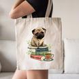 Pug Dog Reading Book Coffee Read Books Be Kind Stay Weird Canvas Tote Bag Pug Dog Reading Book Coffee Read Books Be Kind Stay Weird Canvas Tote Bag