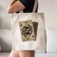 Queen Of Books Playing Card Aesthetic For Book Lovers Premium Tri-Blend Canvas Tote Bag