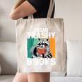 Raccoon Smutty Book Lover Spicy Romance Novels Women's Canvas Tote Bag