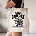 Racoon-Bookworm-Book Bandit-Fueled By Fiction Canvas Tote Bag Racoon-Bookworm-Book Bandit-Fueled By Fiction Canvas Tote Bag