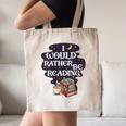 I Would Rather Be Reading Bookworm Book Lover Librarian Kids Canvas Tote Bag