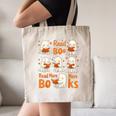 Read Boo KS Read More Bo KS Cute Ghost Reading Book Canvas Tote Bag