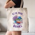 Read More Books Floral Book Reader Art Reading Lover Quote Canvas Tote Bag Read More Books Floral Book Reader Art Reading Lover Quote Canvas Tote Bag