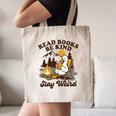 Read Books Be Kind Stay Weird Bookish Silly Goose Reading Canvas Tote Bag Read Books Be Kind Stay Weird Bookish Silly Goose Reading Canvas Tote Bag