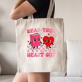 Read Your Heart Out Cute Reading Book Lover Canvas Tote Bag