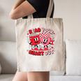 Read Your Heart Out Valentine's Day Retro Teacher Bookish Canvas Tote Bag