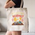 Reading 6 7 Six Seven Meme Slang Teacher Book Lover Canvas Tote Bag