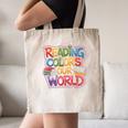 Reading Colors Our World Books Lover Canvas Tote Bag Reading Colors Our World Books Lover Canvas Tote Bag