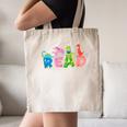 Reading DinosaurRex Dino Book Lover Canvas Tote Bag
