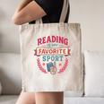 Reading Is My Favorite Sport Book Lover Keepsake For Women Canvas Tote Bag Reading Is My Favorite Sport Book Lover Keepsake For Women Canvas Tote Bag
