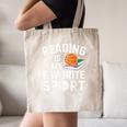 Reading Is My Favorite Sport Reading Book Lover Reader Canvas Tote Bag