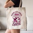 Reading Is My Favorite Sport Cat And Book Lover Women Canvas Tote Bag