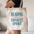 Reading Is My Favorite Sport Literary Book Lover Typography Canvas Tote Bag Reading Is My Favorite Sport Literary Book Lover Typography Canvas Tote Bag