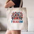 Reading Freadom Freedom Book Lover 4th Of July Men Women Canvas Tote Bag