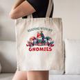 Reading With My Gnomies Reading Book Christmas Canvas Tote Bag