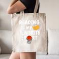 Reading Is My Tee Favorite Sport Basketball World Book Day Canvas Tote Bag