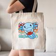 Readsolotl Blue Kawaii Axolotl Book Lover Reading Retro Canvas Tote Bag Readsolotl Blue Kawaii Axolotl Book Lover Reading Retro Canvas Tote Bag