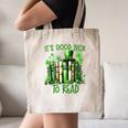 Retro Book Lucky Reading Teacher St Patrick's Day -Adults Small Cotton Blend Polyester Blend Short Sleeve Canvas Tote Bag Retro Book Lucky Reading Teacher St Patrick's Day -Adults Small Cotton Blend Polyester Blend Short Sleeve Canvas Tote Bag